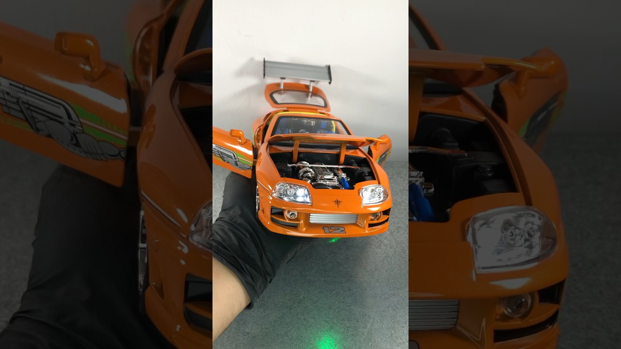 Toyota Supra from Fast and Furious 1:18 Jada Toys diecast model car