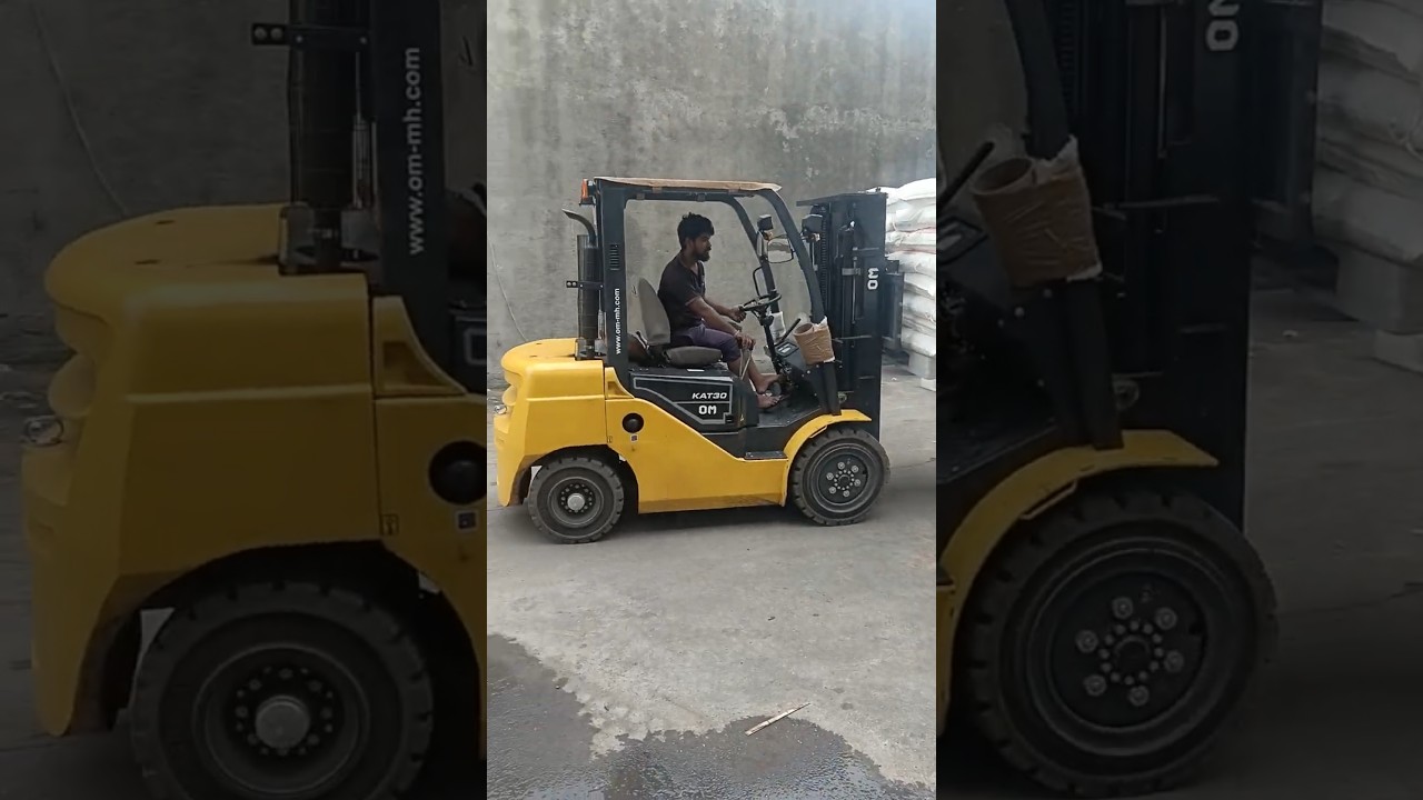 unloading material | new forklift | Indian forklift