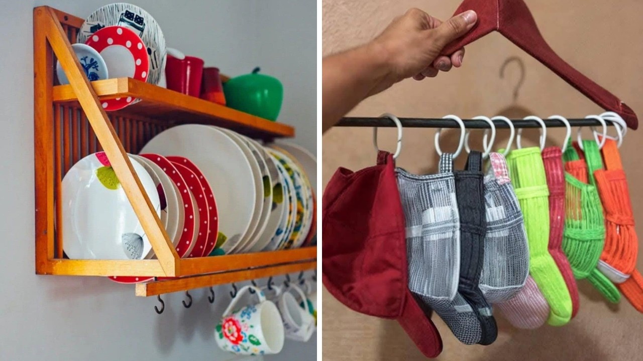 +157 Buenas iDEAS para ORGANIZARTE en tu CASA y mantener todo en su lugar y reluciente sin esfuerzo