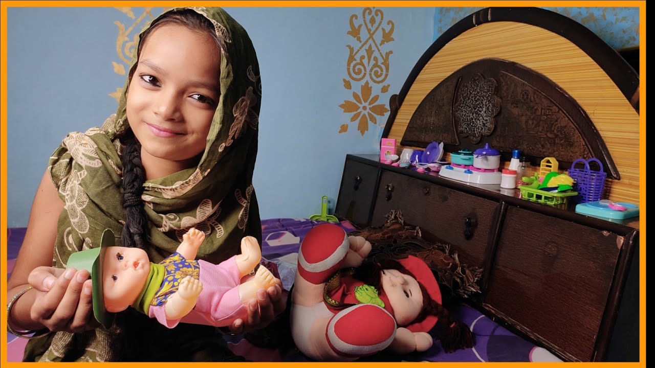 My New Baby Toy || Cute Girl Play mummy Mummy || Ghar Ghar khel kese khele #playwithsayma #Unboxing