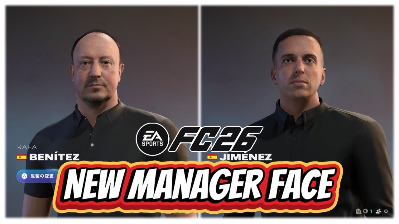 FC26 New Real Face manager