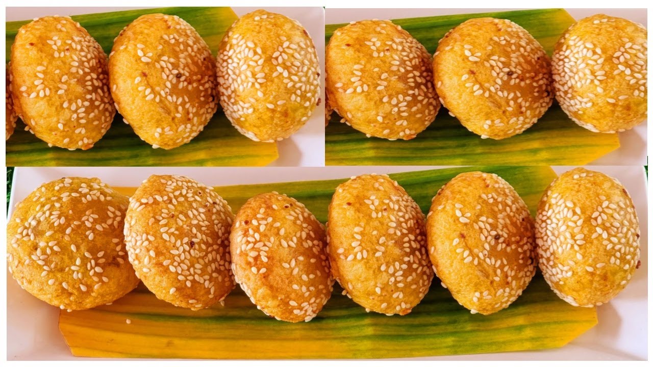 ขนมอีตุยฟักทอง..!! แป้งกรอบนอกนุ่มใน  ทำง่ายๆ