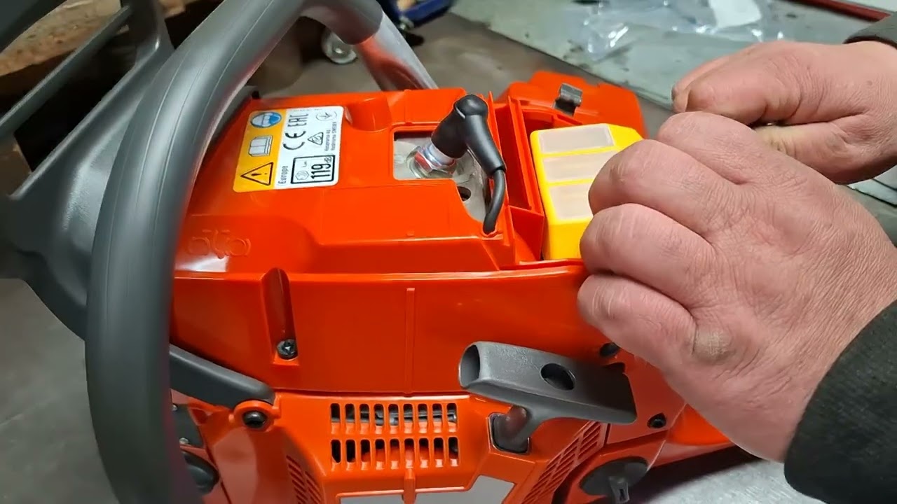 Husqvarna 365 Beüzemelés..