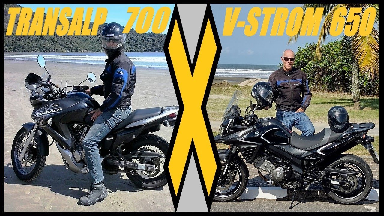 Comparativo Honda XL700 Transalp e Suzuki V-Strom 650XT Geração 2