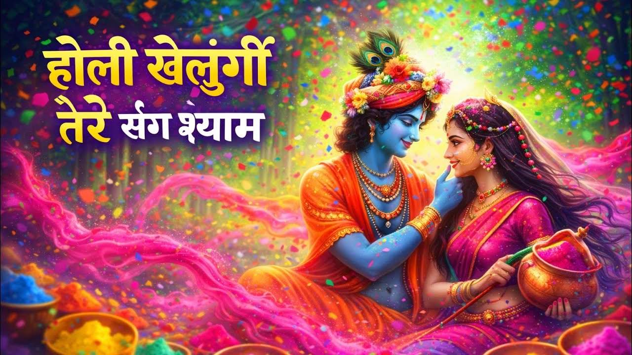 होली खेलूंगी तेरे संग श्याम ll New Holi special bhajan ll Radha Krishna ll Man Mandir Music ll 