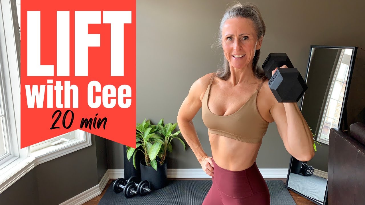 Weight training workout over 40 female FULL BODY 20min FB32