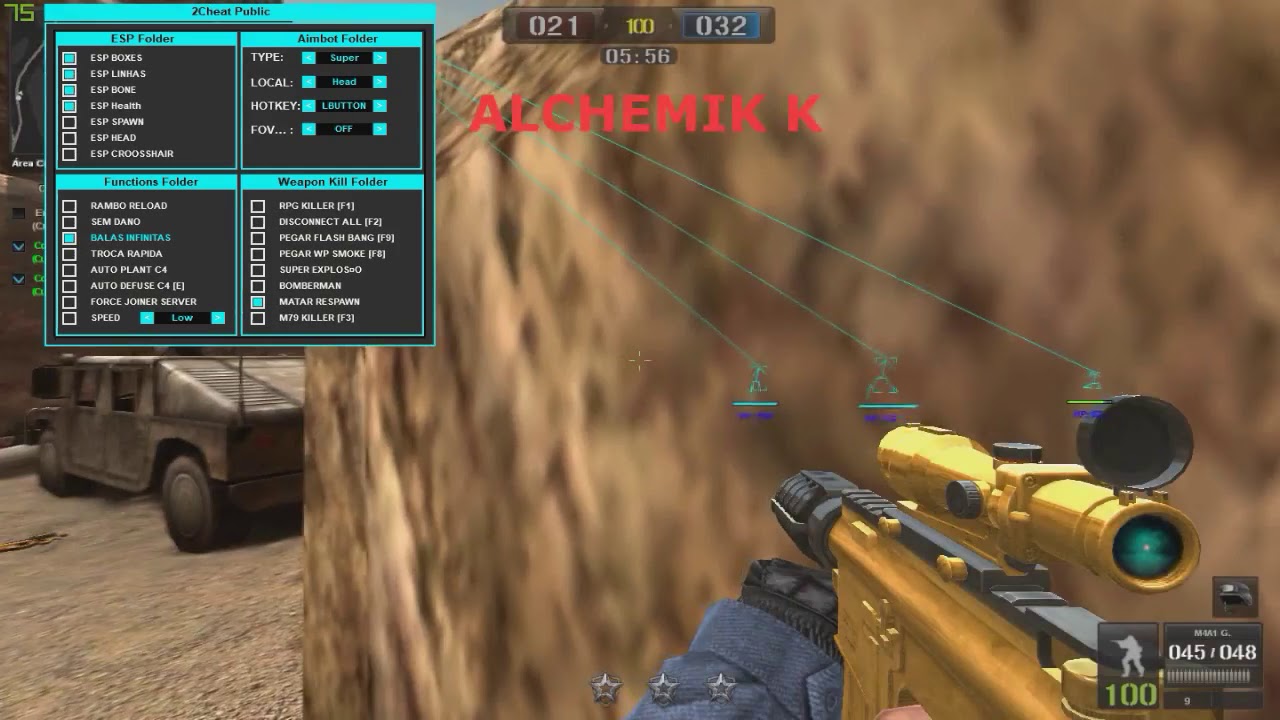 Hacker Point Blank BR 30/01/2018     AIMBOT + ESP + Disconnect ALL