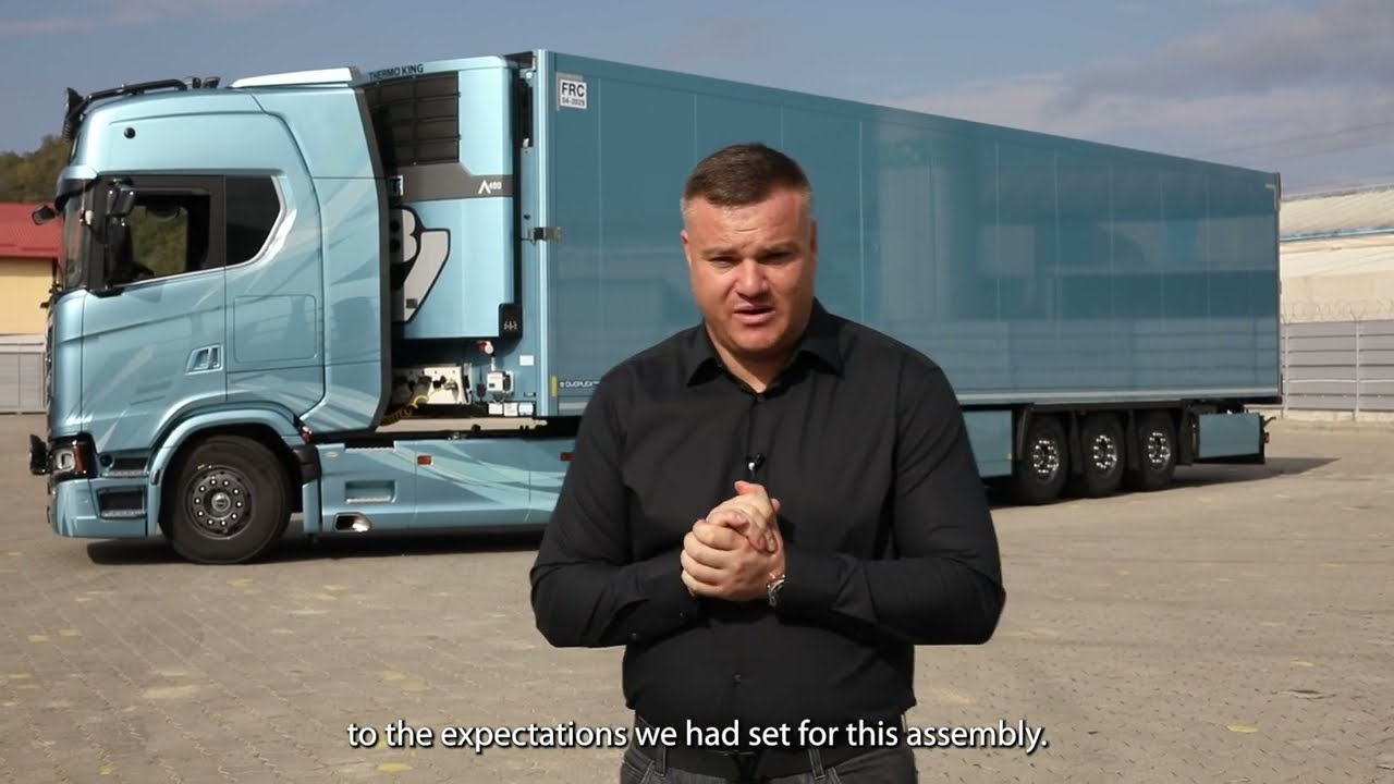 Prezentare ansamblu frigorific Krone Thermoking livrat pentru Mistio Ploiesti