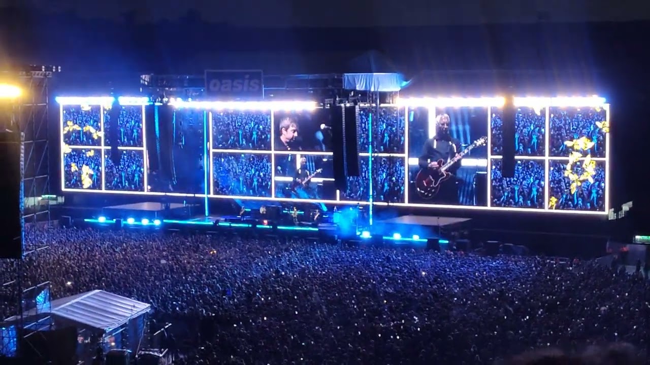 Oasis Don't Look Back in Anger Morumbis arquibancada 23/11/25
