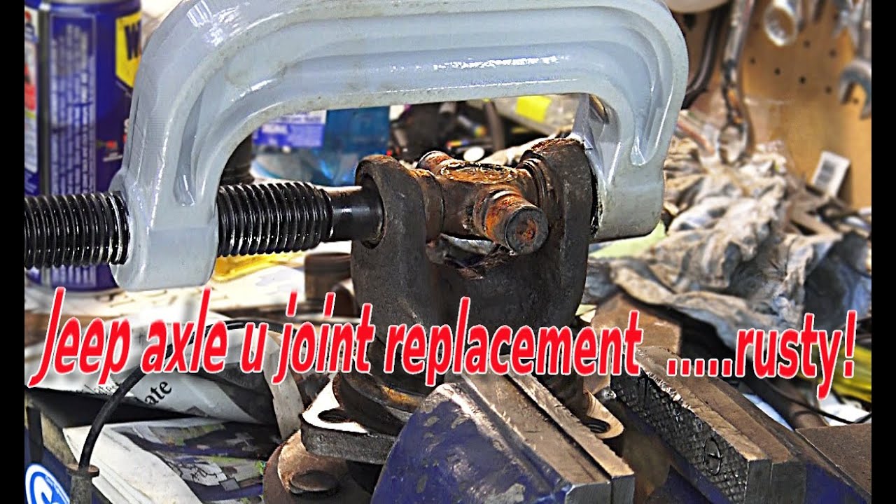 Axle U Joint replacement / Jeep Wrangler JK ...Easy and hard