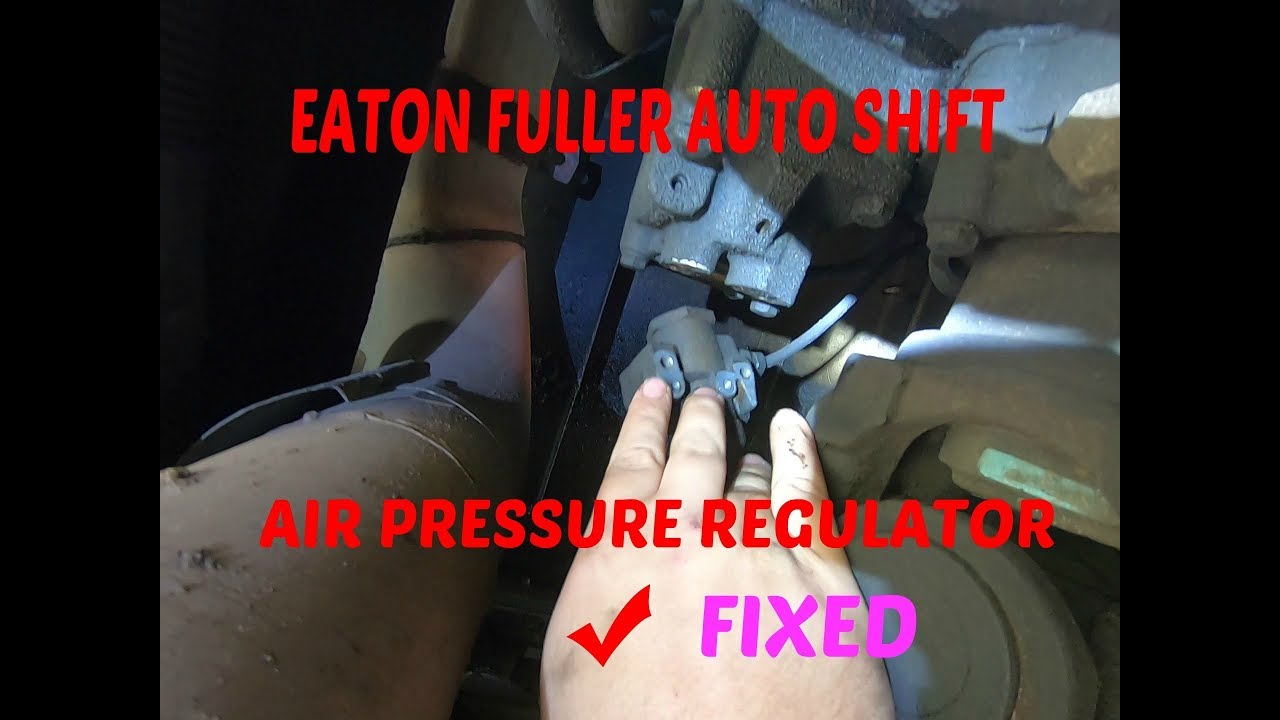 Kenworth туго переключает передачи. Как заменить регулятор давления воздуха на коробке передач Ea...