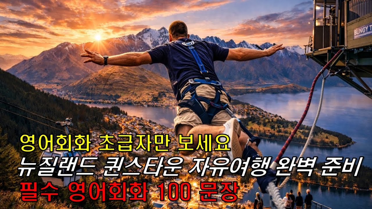 뉴질랜드 퀸스타운 자유여행 필수 영어 회화 ✈️  초급자를 위한 실전 영어 회화 🎧