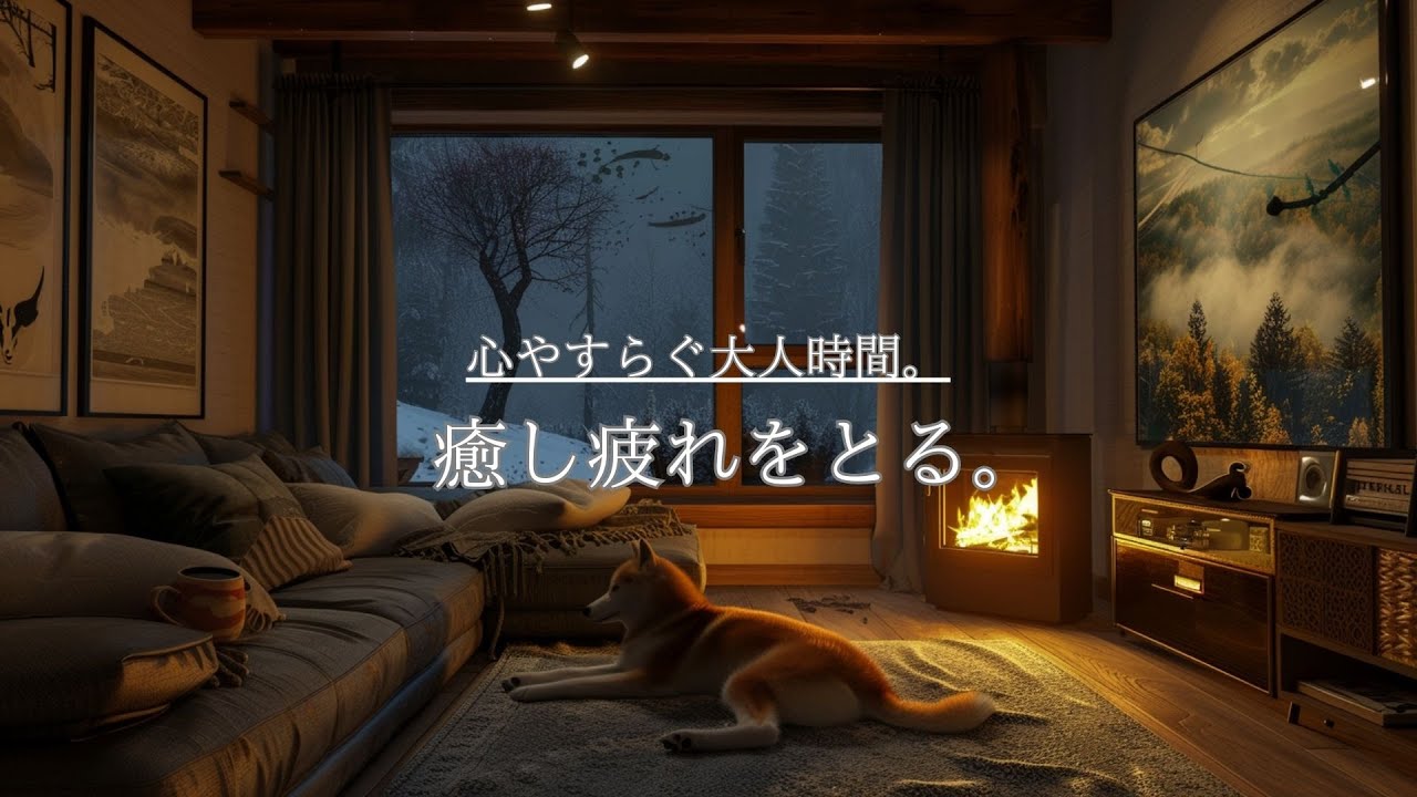 【癒し・大人時間】心やすらぐ大人時間・静かなひとり時間にやさしい音色をどうぞお聴きください。リッラックス・読書・勉強と様々なシーンでお聴きください。