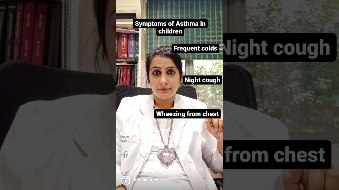 Is your child suffering from asthma? Early symptoms of asthma in kids