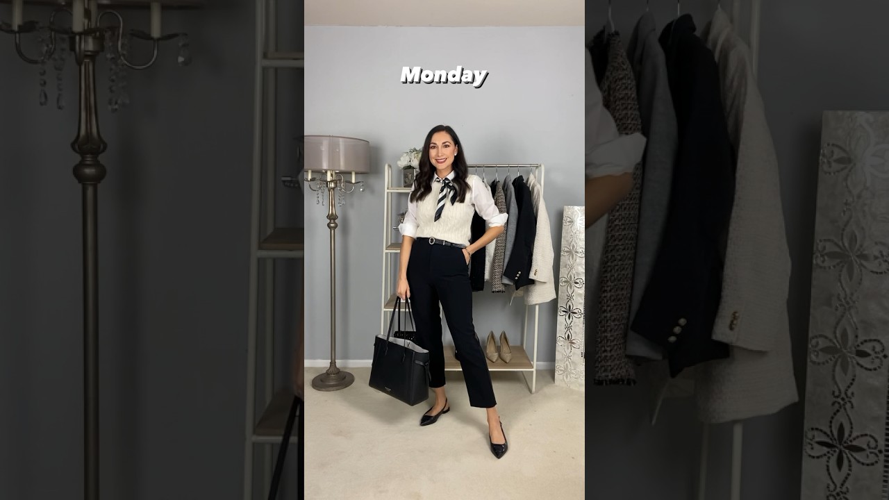 Fall work outfits of the week 🖤 #workwear #officeoutfits #classicstyle #businesscasual