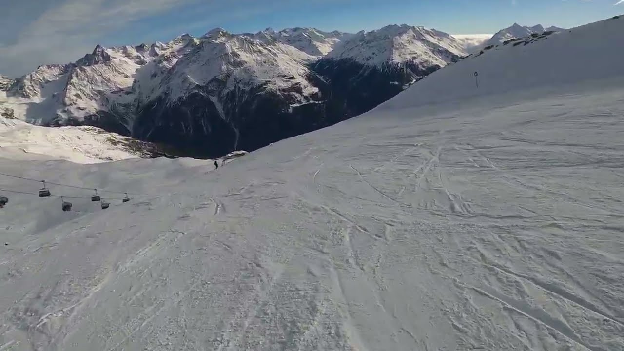 Sölden ~ Pisten 14 20 22 ~ von 2727 m zu 1350 m