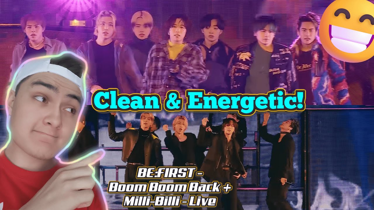 Looking Clean & Energetic!😁| BE:FIRST - Boom Boom Back + Milli-Billi -Live @BEFIRSTOfficial Reaction