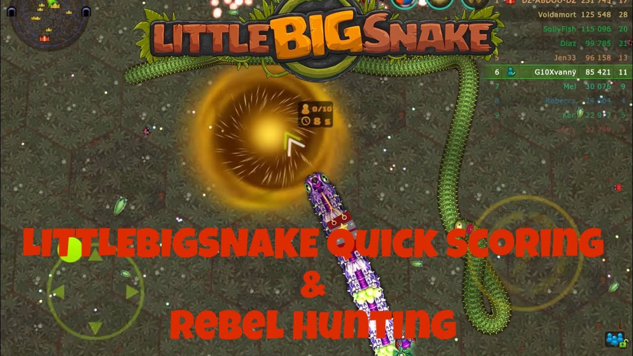 Охота на мятежников Littlebigsnake и быстрый подсчёт очков