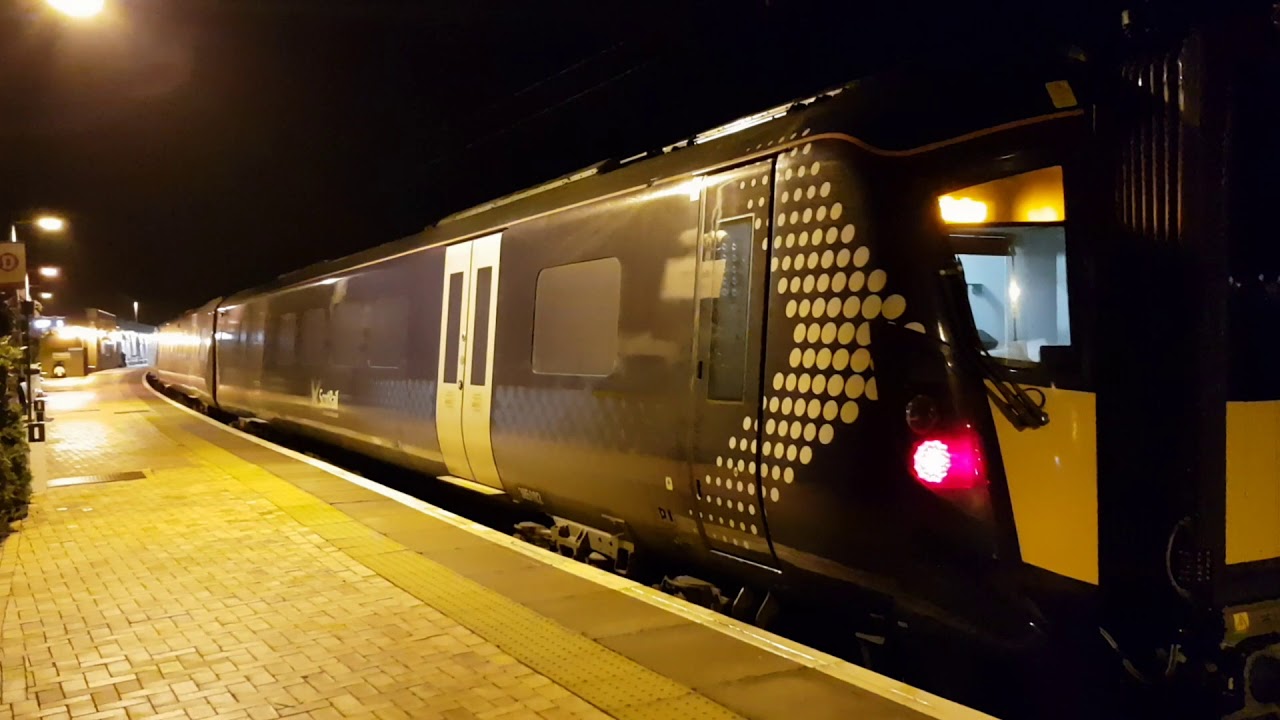 385001+385102 Departing Dunbar on an Edinburgh Waverley to Grantshouse Test Working