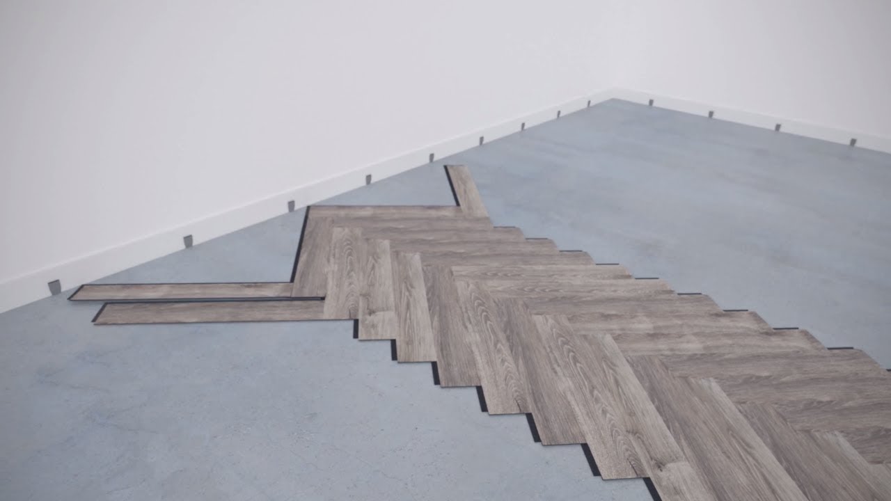 How to Install SLY Herringbone Droplock 400 Design Floors