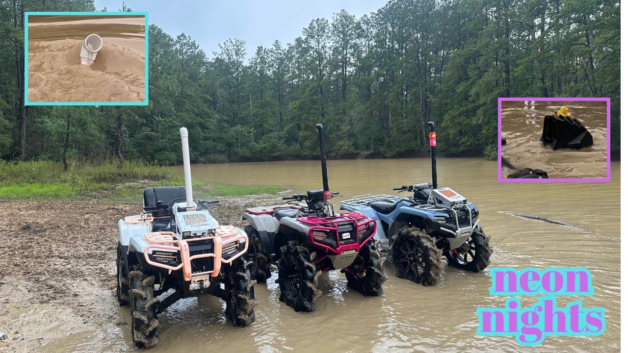 Sunk The Honda Twice!!!   (Zona Atv Neon Nights)