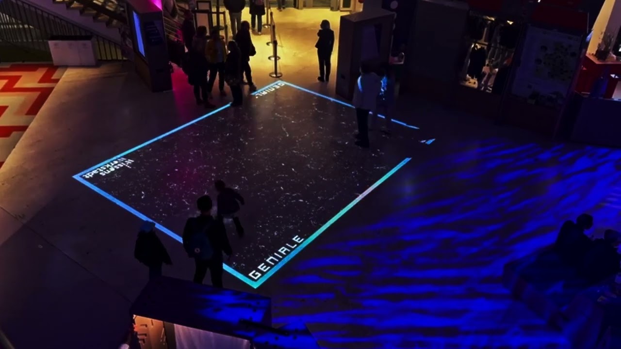 Galaxies - Interactive Installation Nachtansichten Bielefeld 2025