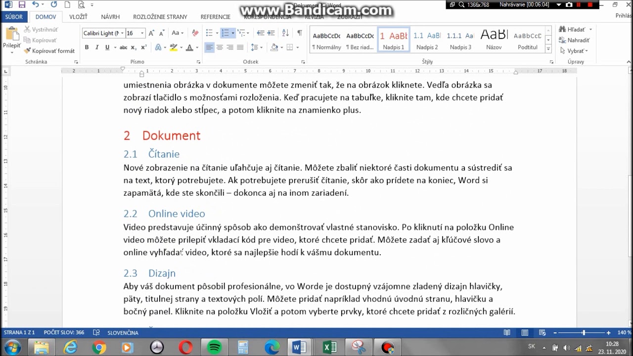 WORD štýly úvod