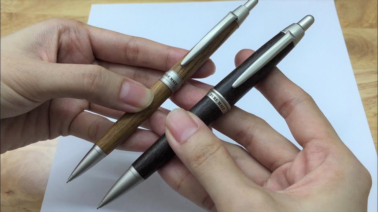 [Subtitle] MITSUBISHI PURE MALT 0.5mm. Mechanical pencils made from old whiskey barrels?
