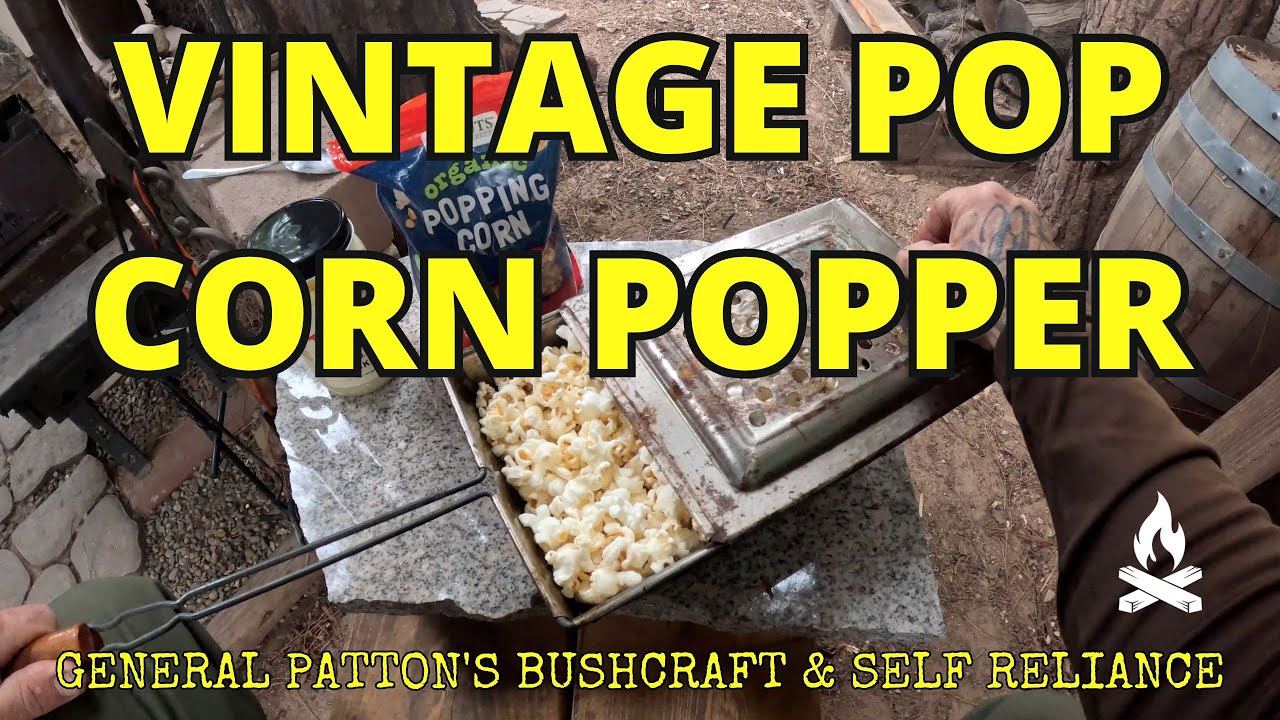 BETTER THAN THEATER POPCORN? VINTAGE POPCORN POPPER #vintage