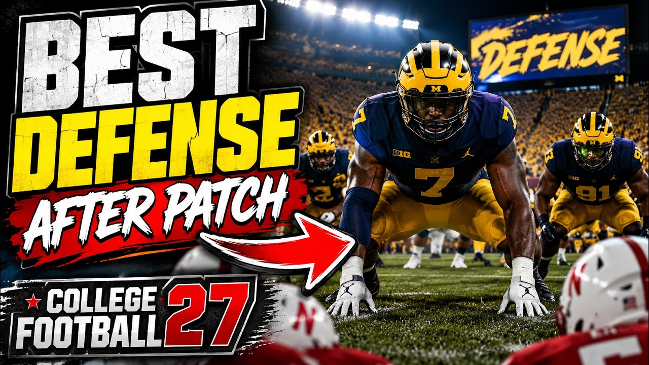 *НОВАЯ* ЛУЧШАЯ ЗАЩИТА ПОСЛЕ ПАТЧА В COLLEGE FOOTBALL 27! | БЛИЦ И ЗОНА!