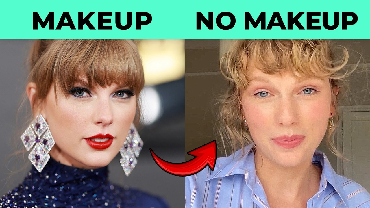 50 Famous Celebrities Without Makeup: Hollywood Stars Before and After