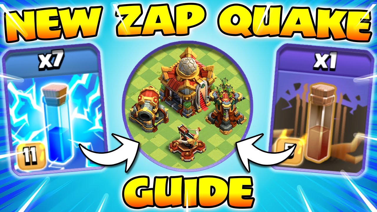 Zap Quake Guide for TH16 Attack Strategies (Clash of Clans)