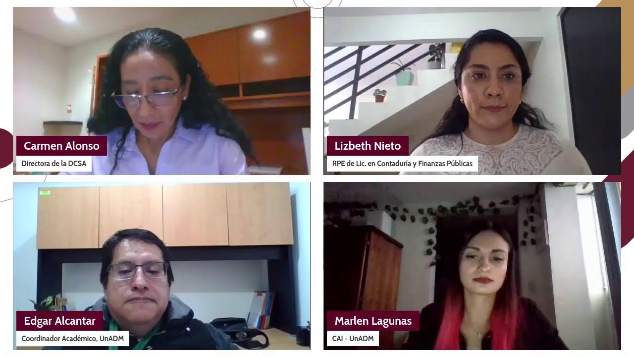 Sesión informativa Programas Educativos Día 2 Contaduría y Finanzas Públicas