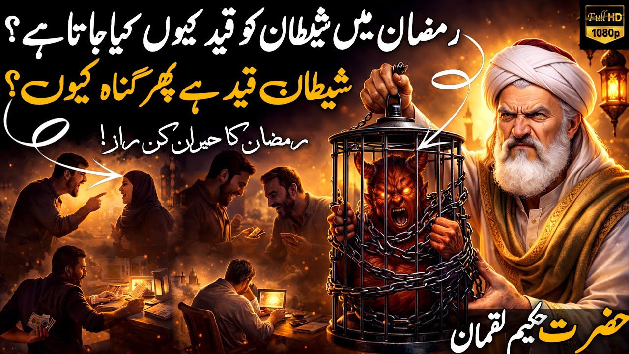 Ramzan Mein Shaitan Ko Qaid Kyun Kiya Jata Hai? - Agar Shaitan Qaid Hai To Phir Gunah Kyun Hote Hain