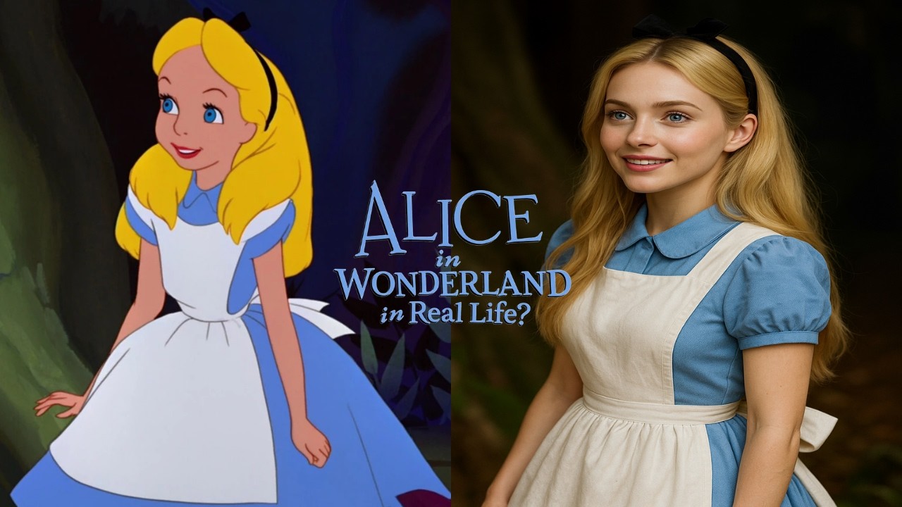 Alice in Wonderland Characters in Real Life | AI Transformation 👧🐇🎩