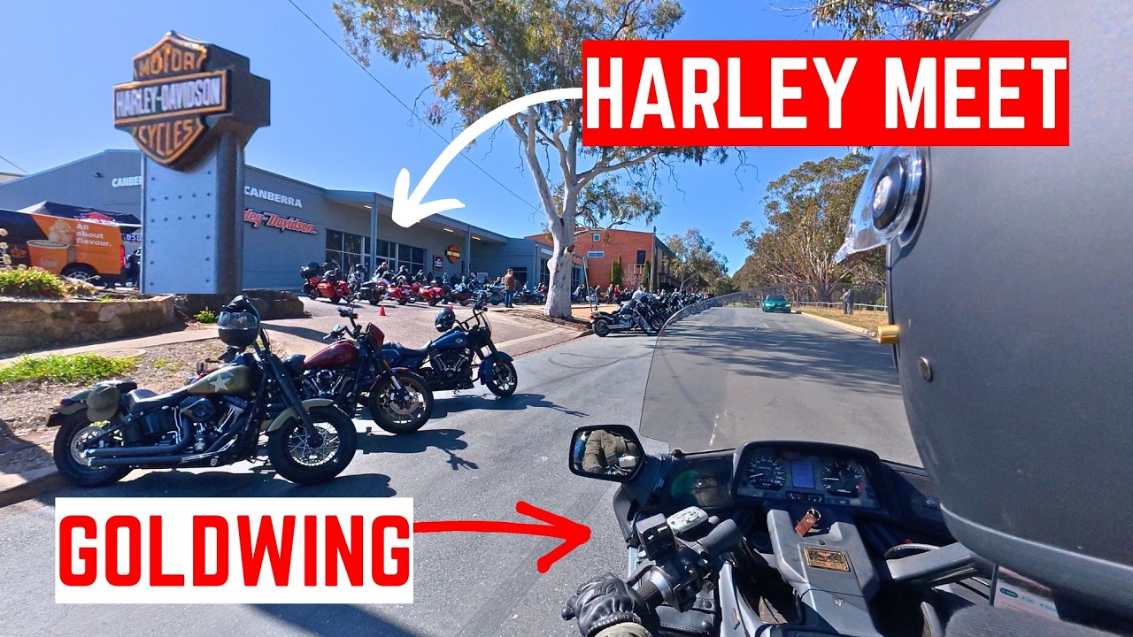 They Weren’t Happy About My Goldwing at a Harley Meet