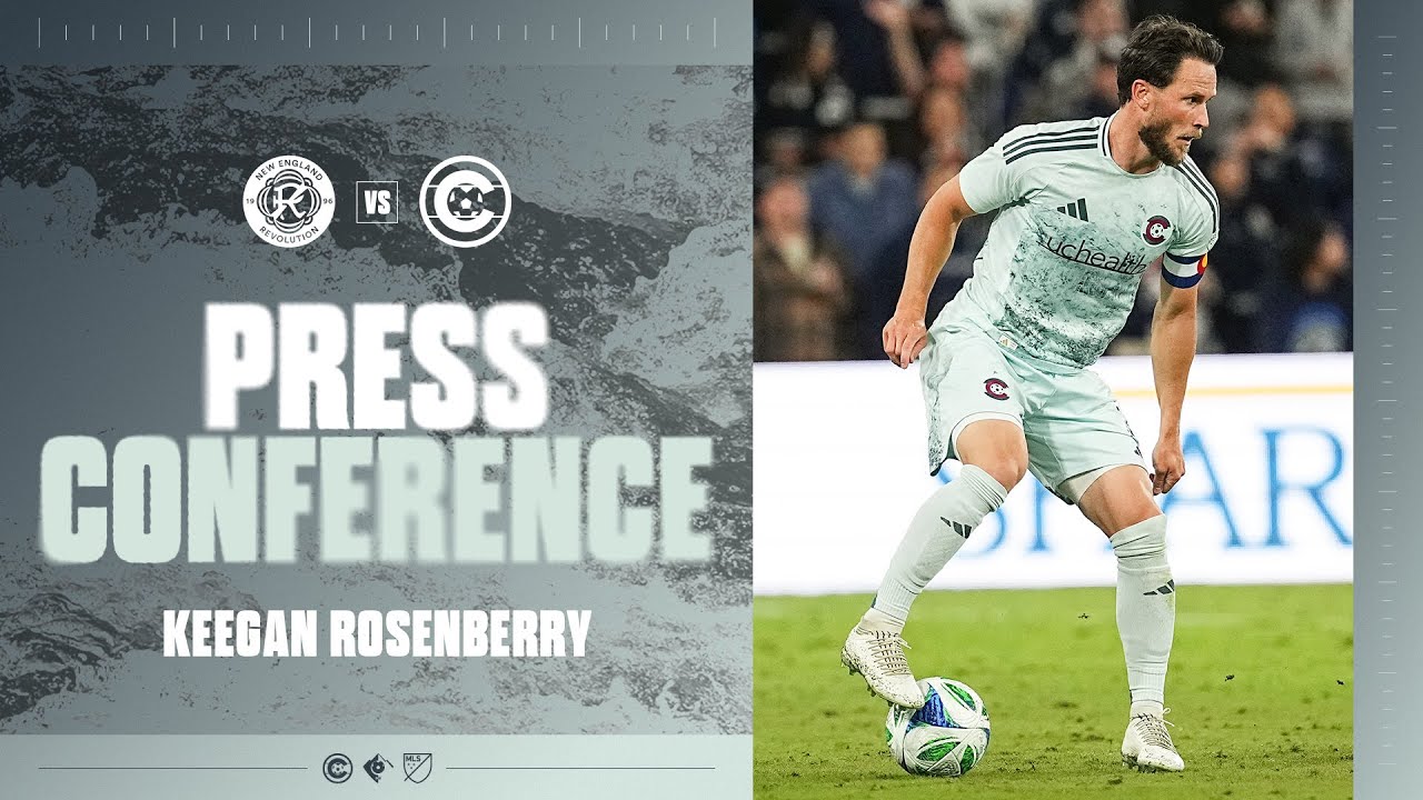 Press Conference | Keegan Rosenberry on learning experiences in draw with Revolution