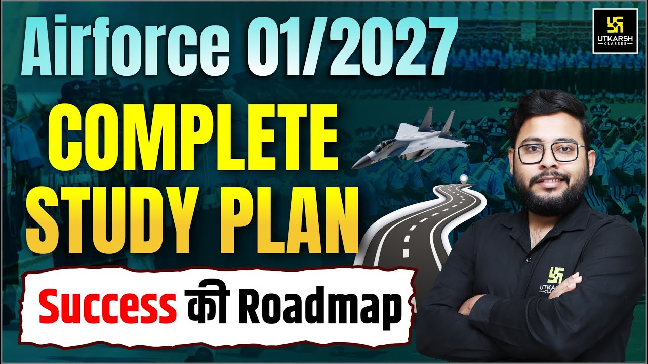 Airforce 01/2027 Complete Study Plan 🚀 | Success की Roadmap | Vivek Sir