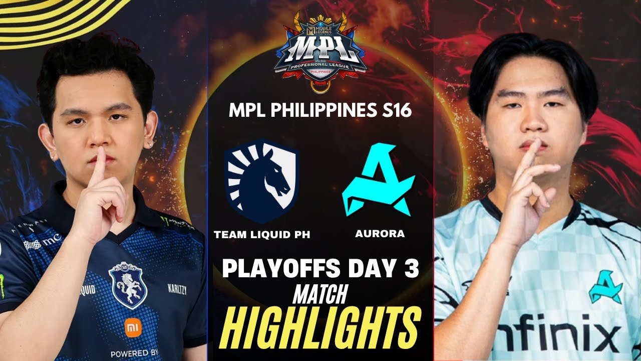 [HIGHLIGHTS] TEAM LIQUID PH vs AURORA MPL PH S16 PLAYOFFS | TLPH vs RORA
