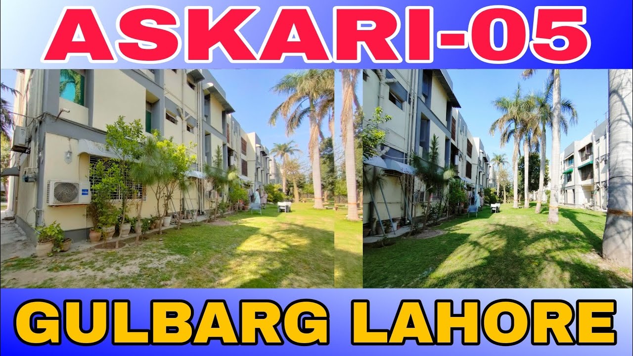 Askari 5 Gulbarg Lahore | Ground Floor Flat For Sale | Apartment For Sale in Askari 5 Lahore |