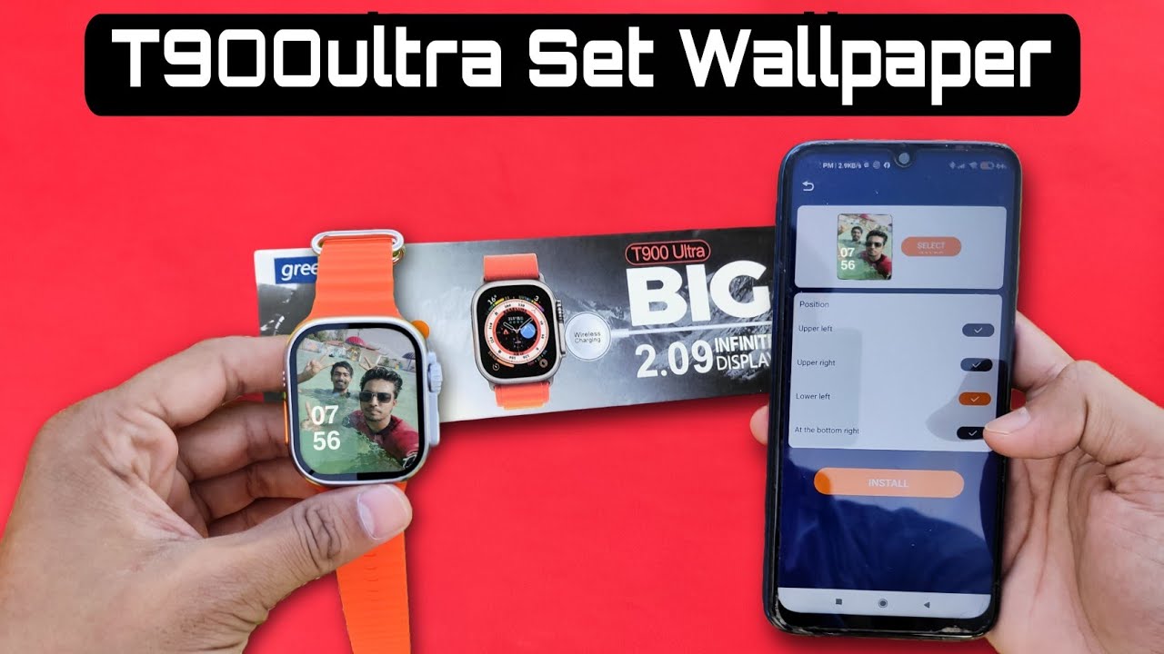 T900 Ultra Smart Watch Wallpaper Change | খুবই সহজে 🔥 | T900 Ultra Smart Watch