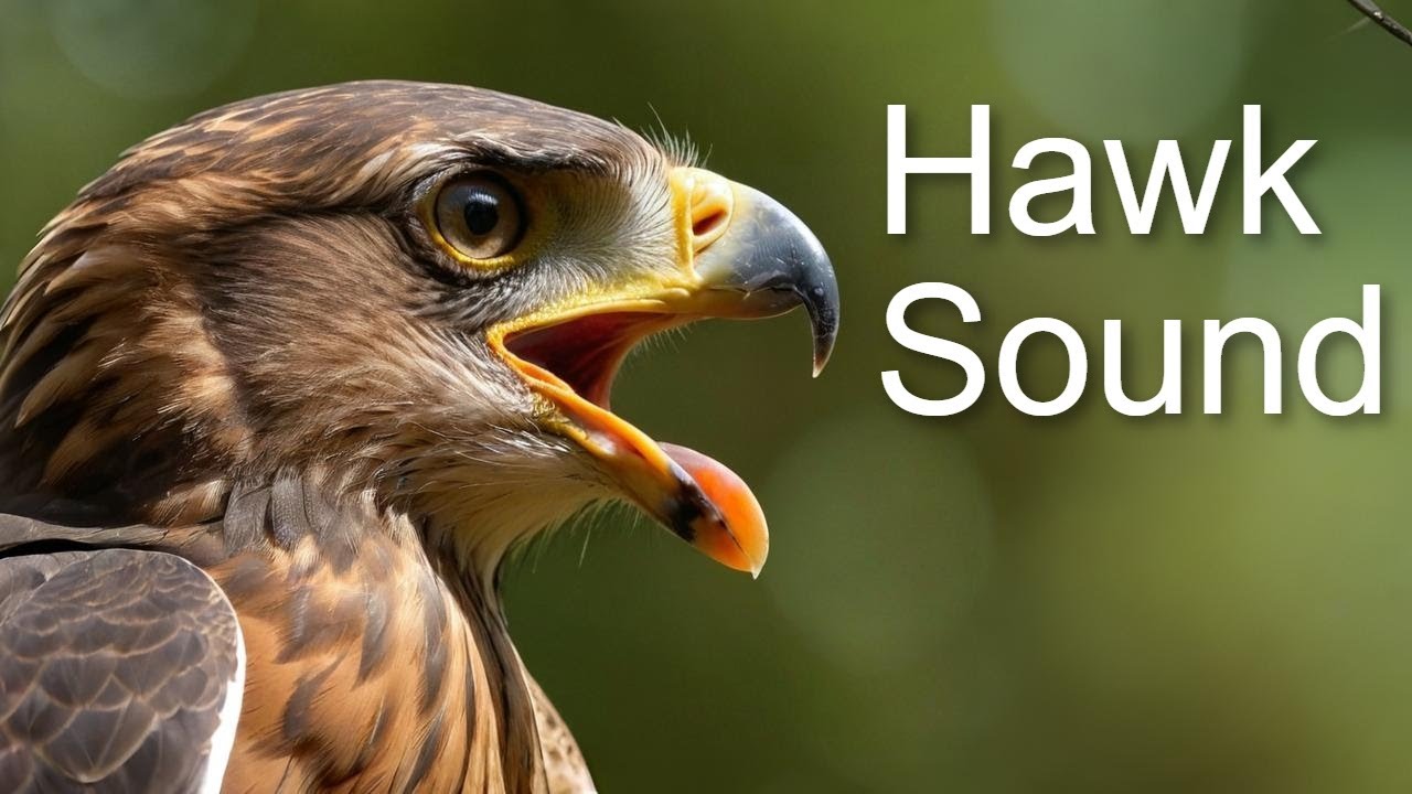 Hawk Sound 🦅 | Red Tailed Hawk Call & Scream to Scare Birds | Different Types of Hawks