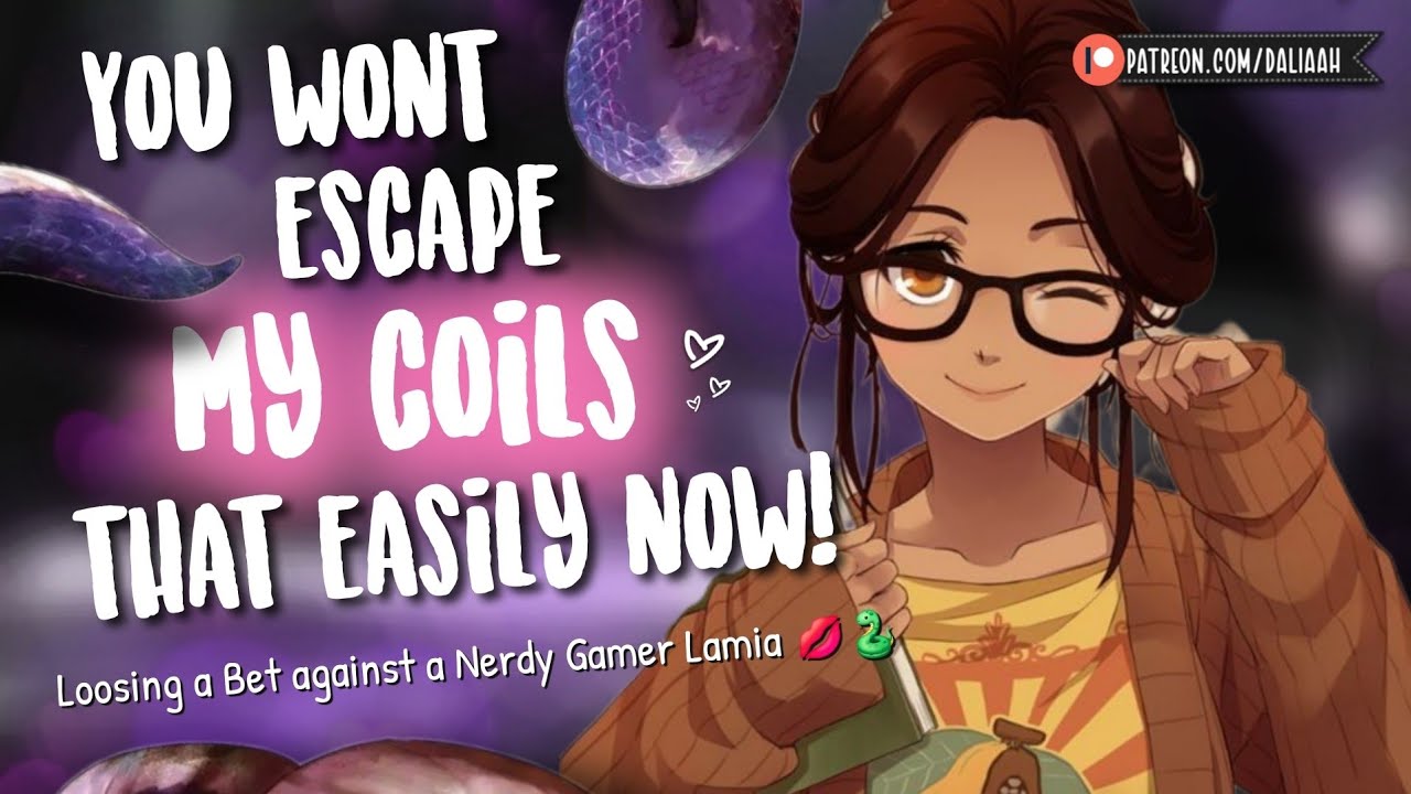 Flirty Gamer Lamia Coils All Around You [Monster Girl | Losing a Bet | Tail | Audio Roleplay]