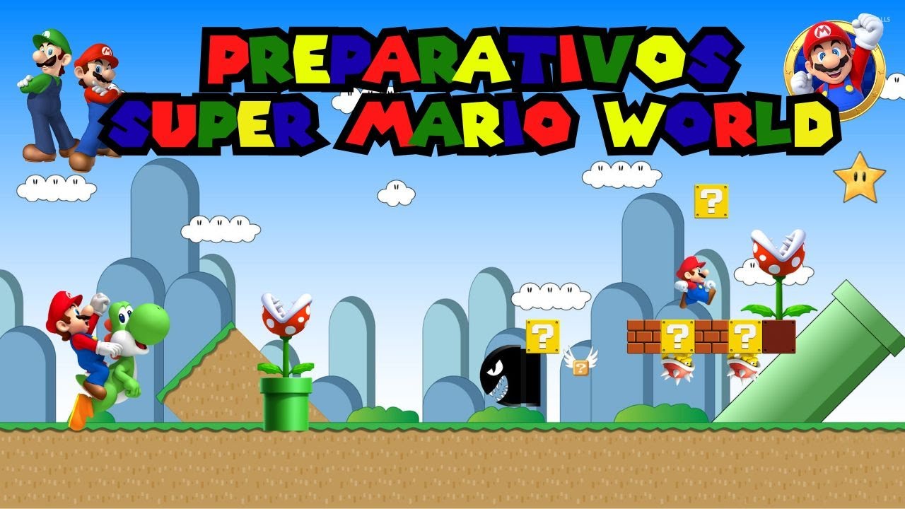VLOGANDO OS PREPARATIVOS TEMA SUPER MARIO WORLD
