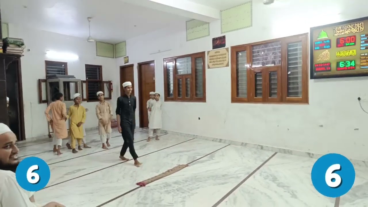 چھوٹے چھوٹے بچوں نے کھیلا کبڈی کا زبردست مقابلہ 