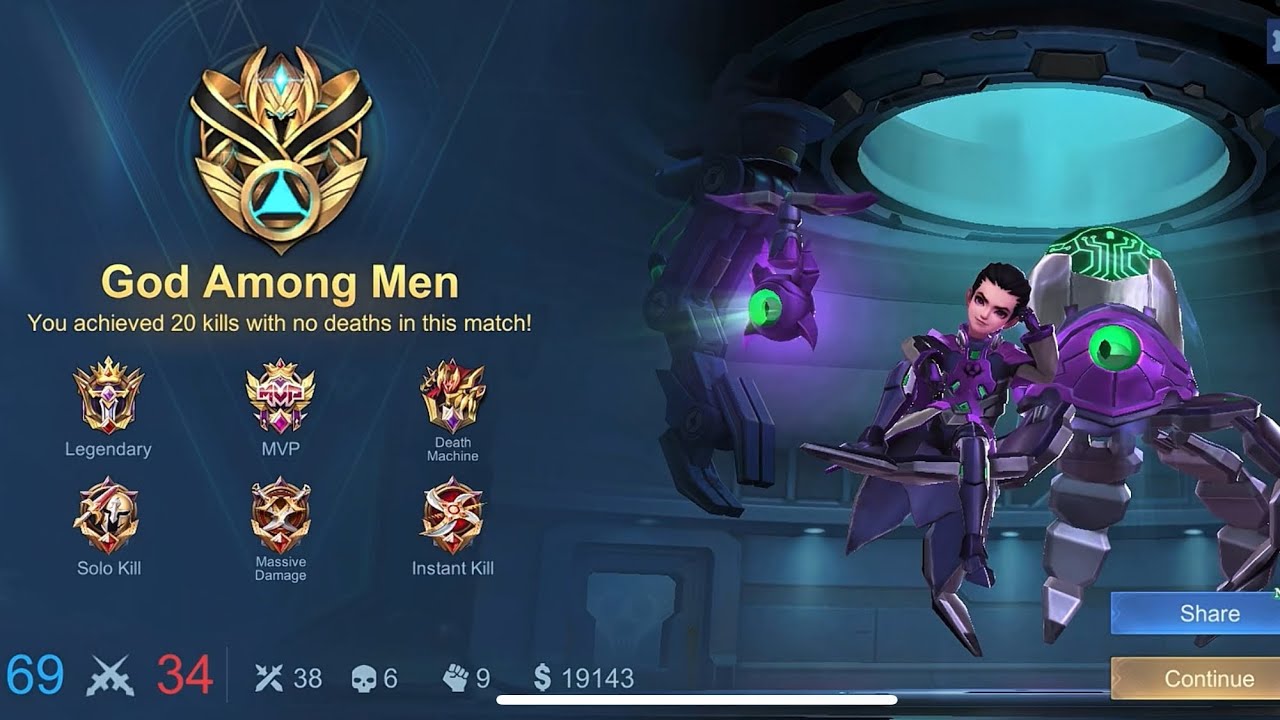 38 Kills🔥 !! With Random Players In MLBB !! 20 Kills With no death in this match❤️Watch Till the end