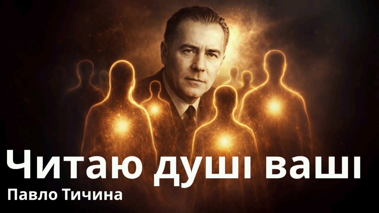 Павло Тичина - Читаю Душi Вашi | Пiсня в Стилi Електро Поп
