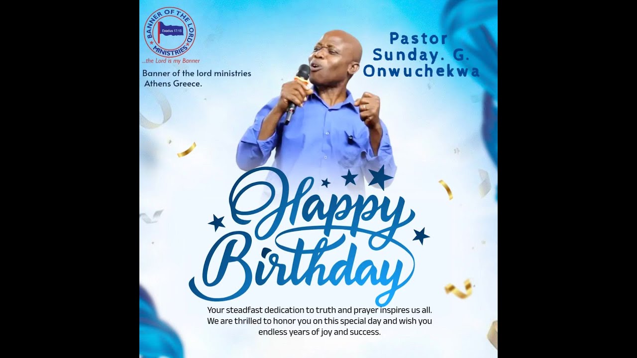 HAPPY BIRTHDAY PASTOR