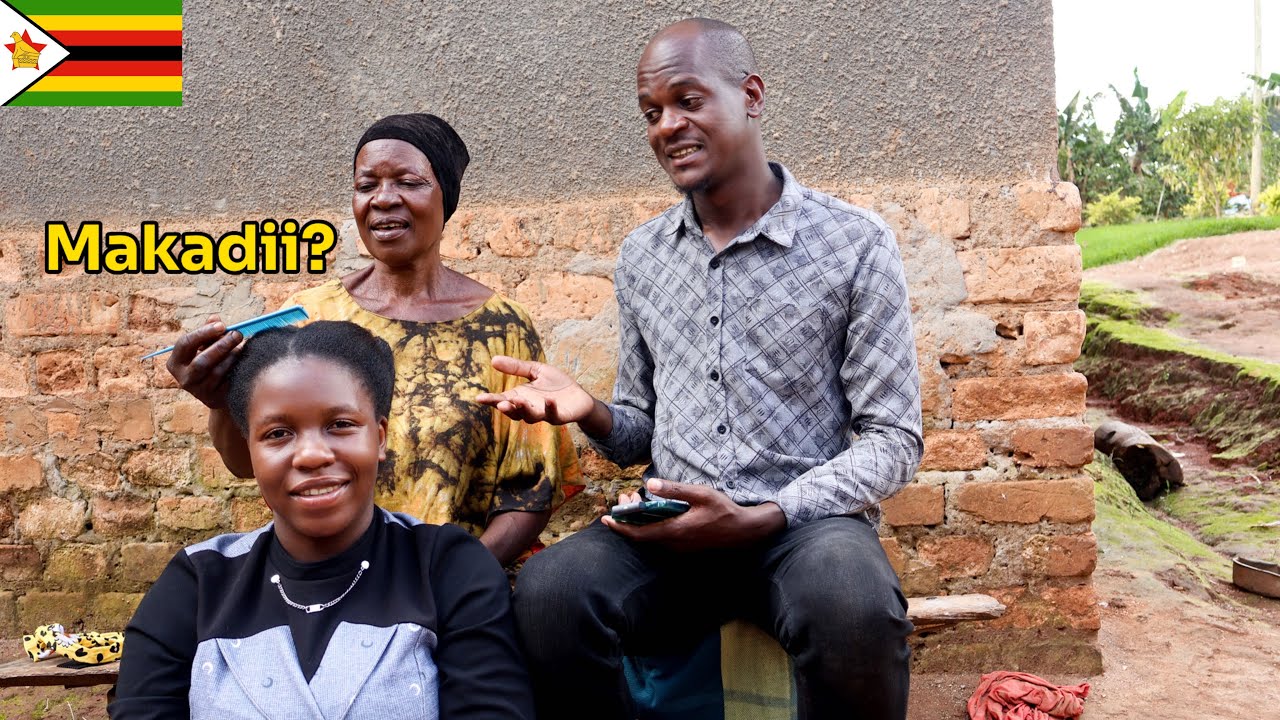 Mother-In-law Speaks Shona🇿🇼 For The First Time As She Styles My Hair🥰