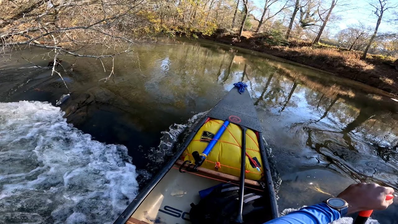 First Cold Up River Paddle Of The Season